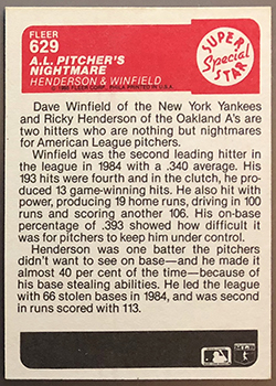 Super Special Star  A.L. Pitcher's Nightmare      