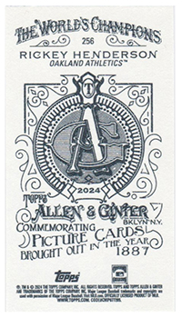 Allen & Ginter Mini A&G Back      